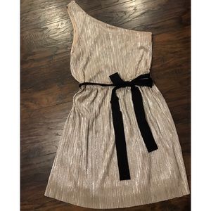 Express one shoulder party dress